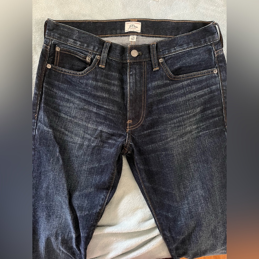 J. Crew Men’s 770 Straight Dark Blue Jeans 31x30